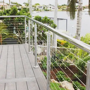Simple Design Stainless Steel Diameter 4mm Cable Railing for Balcony thumbnail-2