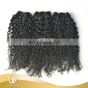 2015 Hot Sale Wet And Wavy Brazilian Hair Kinky Curly Virgin Hair thumbnail-1