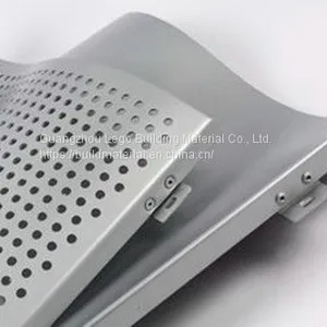 2.0mm Profiled Aluminum Veneer Environmentally Friendly Plaza thumbnail-2