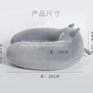 Cartoon U-shape Memory Pillow for Travel Lunch Break Office thumbnail-4