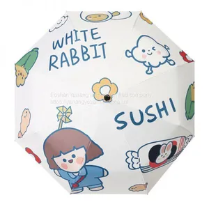 Sun Umbrella Sunshade Umbrella Sunny Umbrella Sunscreen Umbrella UV Protection Girl Male Dual Purpose Automatic Umbrella Small Portable Umbrella thumbnail-2