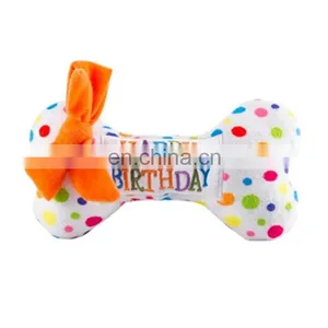Soft Stuffing Cupcake Squeaky Dog Birthday Cake Plush Toy thumbnail-7