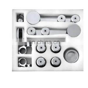 Full Set Stainless Steel Glass Sliding Door System thumbnail-2