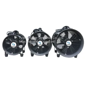 Custom Black Portable Ventilator Fan Black Portable Blower Manufacturer Ventilation Equipment Factory thumbnail-2