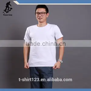 Plain White Round Neck T-shirt thumbnail-6