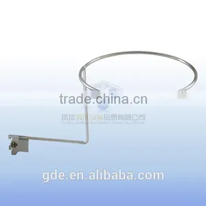 Metal Chrome Hat Display Rack for Slatwall thumbnail-4