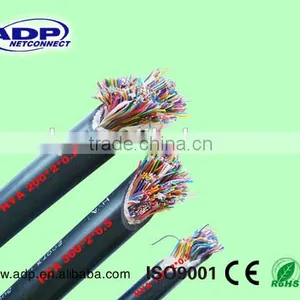 Category3 UTP 24AWG 0.50mm Bare Copper 10 Pair Indoor Non Armored No Jelly PVC Sheath Telephone Cable thumbnail-1