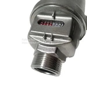 15mm-20mm Stainless Steel Body or Brass Body Volumetric Rotary Piston Type Cold Water Meter thumbnail-2