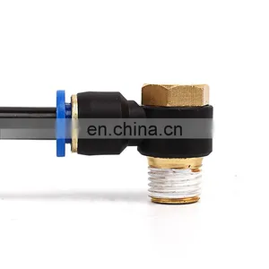 SNS SPH Series Pneumatic 90 Degree Elbow Male Thread Push to Connect Pipe Fittings Quick Tube Joints thumbnail-4