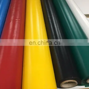 600g/m2 Waterproof PVC Coated Polyester Tarpaulin Fabric Roll Manufacturer Producer thumbnail-2