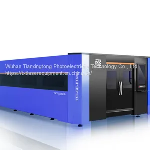 Fiber Laser Cutting Machine With Fully Enclosed Cover And Exchange Table thumbnail-2