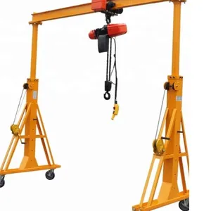Portable Height Adjustable Mobile Gantry Crane thumbnail-3
