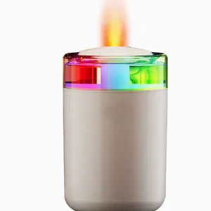 Colorful Humidifier/bedroom Atmosphere Heavy Fog USB Desktop Purified Air Humidifier/vehicle Mounted Spray Machine（Wechat:13510231336） thumbnail-1