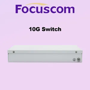 L3 Managed 10G Network Switch, 8-Port 10G Base-T RJ45 Ethernet Switch, High-Performance Enterprise Core/Aggregation Layer Switch Focuscom S5720-8H thumbnail-4