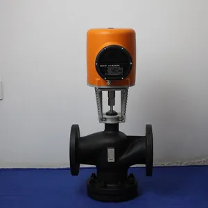 Digital Display Electric 3‑way Diverting Globe Valve for Heating Station thumbnail-2
