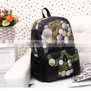 2015 Newest Fashion Canvas Outdoor Backpack Make Custom Backpack thumbnail-2