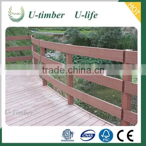2016 New Waterproof Nice Garden Wpc Railing Wpc Fence Factory thumbnail-4