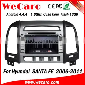 Wecaro WC-HS7024 Android 4.4.4 Car Dvd Player Touch Screen for Hyundai Santa fe Android WIFI 3G Mirror Link 2006-2011 Quality Choice thumbnail-1