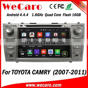 Wecaro WC-TC8006 Android 4.4.4 Car Dvd Player Quad Core for Toyota Camry 2008 Dvd Gps Stereo GPS thumbnail-1