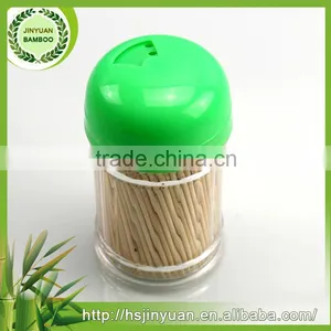 China Manufacturer Wholesale Bamboo Tooth Pick / Eco-Friendly Woodtoothpicks With Container thumbnail-1