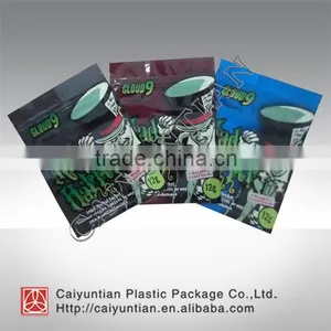 White Tiger Burrerfly Hole Tobacco Plastic Package Bag With Multi-color Personalized Design thumbnail-2