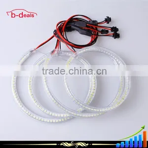 B-deals Custom Logo SMD Halo Ring Headlight DRL for Mitsubishi LANCER Non Projector thumbnail-4