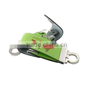 Promotional Gift Cheap Bulk Leather 2GB 4GB 8GB USB Flash Drive 2.0 With Customized Logo in Shenzhen thumbnail-3