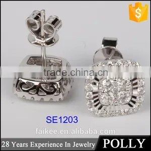 Dubai Gold Jewelry Earrings Micro Shine Plates thumbnail-6