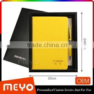 Colorful Brand New Notebook Leather With Ballpoint Pen Business Gift Set thumbnail-1
