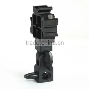 Professional 3 Way Flash Shoe Bracket/Umbrella Holder Light Three Hot Shoe Stand Mount thumbnail-6