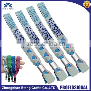 Promotion Custom Festival Woven Wristbands on Wholesale thumbnail-1