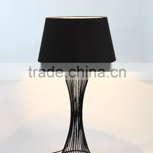 Home Decorative Table Lamp Made In China Metal Table Lamp With Fabric Shade Modern Table Lamp RT6009 thumbnail-1