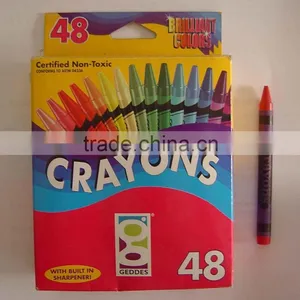 48 Various Colors Non-toxic and Multipurpose Wax Crayon thumbnail-1
