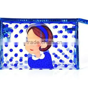 Fashion Transparent PVC for Cartoon Cosmetic Bag Simple Small Makeup Bag thumbnail-3