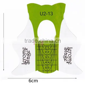 Hotselling Green Paper Gel Nail Extention Nail Forms OEM thumbnail-2