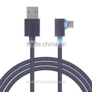Fast Charging 2.0 Usb Data Cable, Left/right Angle Micro Usb Cable,90 Degree Micro o Usb Cable thumbnail-1