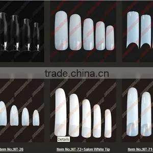 Wholesale 100pcs/box&500pcs/bag Natural French Nail Tips False Acrylic Nail Art Tips NT-83/82/85 thumbnail-1