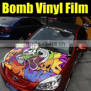 Sticker Bombing Vinyl Film for Car Wrapping Vinyl Size: 1.52 Meter X 30 Meter thumbnail-1