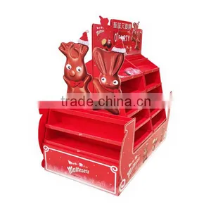 3D Floor Chocolate Paper Stand thumbnail-1