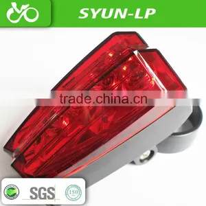 LED Laser Battery USB Charger Bike Light thumbnail-1