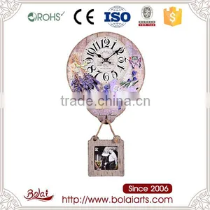 Lavender and Small Square Frame Design Mdf Stylish Wall Clock in Low Price thumbnail-1