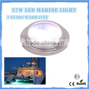 New Product 27W RGB IP68 Marine Light Underwater Boat/ship/pool/yacht/marine Led Light Quality Choice thumbnail-1