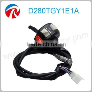 Smart Motorcycle Left Three Button Handlebar Horn Button Switch thumbnail-1