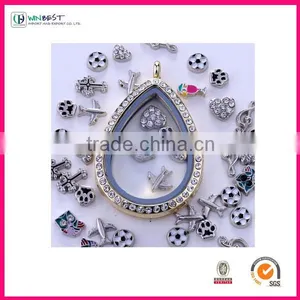 Jewellery Pendant Necklaces Floating Locket Floating Locket Charms thumbnail-2