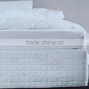 Hotel Fitted Quilted Bed Skirt thumbnail-1