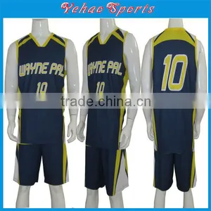 2015 Custom Reversible Full Sublimation Basketball Shirt Quick Dry Jerseys thumbnail-1