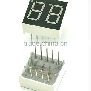 7 Segment LED Numeric And Character Display Module ( 0.36" Red 2 Digits Characters Common Anode ) thumbnail-1