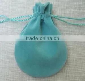 Customized Velvet Pouch Blue thumbnail-3