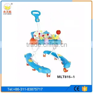 Comfort Softextile Rotating Baby Walker for Sale/baby Trolley Walker With Caster 8 Swivel Wheel thumbnail-2