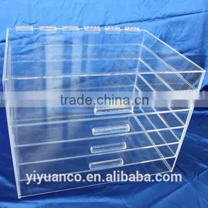 China New Products Lucite Makeup Display, Acrylic Lucite Makeup Box, Lucite Makeup Storage Boxes thumbnail-1